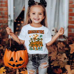 Halloween Kids Shirt | Goosebusters Design on Softstyle Premium Tee | UK Fast Tracked Post