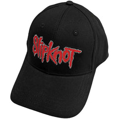 Slipknot Unisex Baseball Cap: Text Logo (Black) - Official Licensed Product