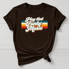 Music T-Shirt : Play That Funky Music Design, Gildan Softstyle