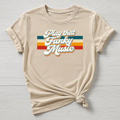 Music T-Shirt : Play That Funky Music Design, Gildan Softstyle