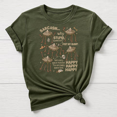 Dr Grace Movie Parody T-Shirt : Sarcasm Why Stupid Design, Gildan Softstyle