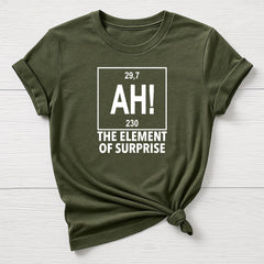 Dr Grace Movie Parody T-Shirt : AH! The Element of Surprise Design, Gildan Softstyle