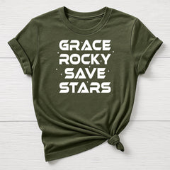 Dr Grace Movie Parody T-Shirt : Save Stars Design, Gildan Softstyle