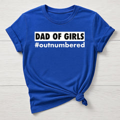 Fathers Day T-Shirt : Dad of Girls Design, Gildan Softstyle