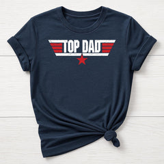 Fathers Day T-Shirt : Top Dad Design - Gildan Softstyle