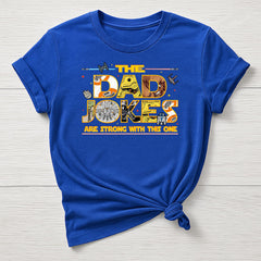 Fathers Day T-Shirt : Dad Jokes are Strong Design, Gildan Softstyle