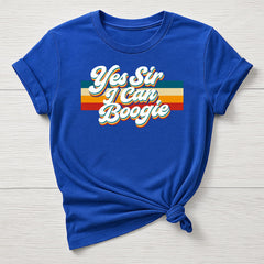 Music T-Shirt : Yes Sir I can Boogie Design, Gildan Softstyle