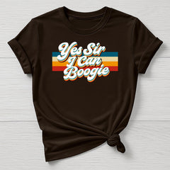 Music T-Shirt : Yes Sir I can Boogie Design, Gildan Softstyle