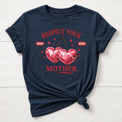 Music T-Shirt : Respect Your Mother Design, Gildan Softstyle