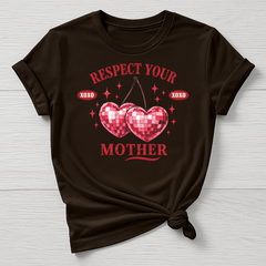 Music T-Shirt : Respect Your Mother Design, Gildan Softstyle