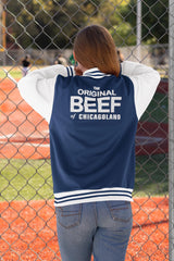 TV Show Parody Varsity Jacket - The Original Beef of Chicagoland Design - Free and Fast UK Shipping - Worldwide Despatch!