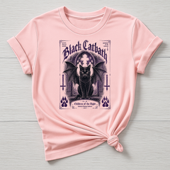 Animal Rock T-Shirt - Black Catbath Design - Gildan Softstyle