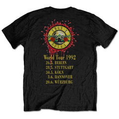 Guns N' Roses Official Licensed Unisex T-Shirt: USE YOUR ILLUSION WORLD TOUR - SIZE SMALL