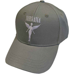 Nirvana Unisex Baseball Music Cap: Angelic Mono (Green) - Official Licensed Product
