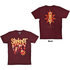 Slipknot Unisex Official T-Shirt: The End, So Far Group Photo Tribal S Nonogram - SIZE SMALL ONLY