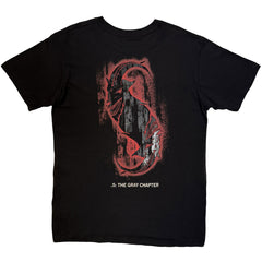 Slipknot Official Unisex T-Shirt: .5: The Gray Chapter (Black) (Back Print) SIZE SMALL