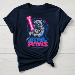 Animal Movie T-Shirt - Star Paws Design , Gildan Softstyle