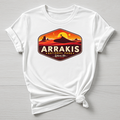 Arrakis National Park T-Shirt - Sci Fi Design - Gildan Softstyle