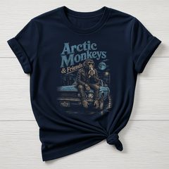 Animal Rock T-Shirt - Monkeys Music Design , Gildan Softstyle