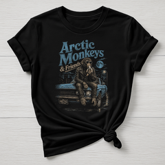 Animal Rock T-Shirt - Monkeys Music Design , Gildan Softstyle