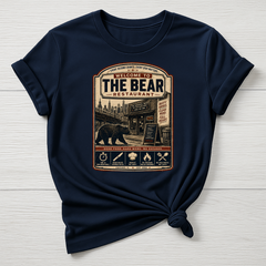 Welcome to The Bear T-Shirt - Parody Restaurant Design - Gildan Softstyle