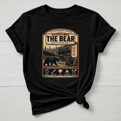 Welcome to The Bear T-Shirt - Parody Restaurant Design - Gildan Softstyle
