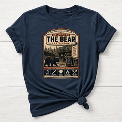 Welcome to The Bear T-Shirt - Parody Restaurant Design - Gildan Softstyle