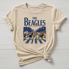 Animal Rock T-Shirt - The Beagles Design - Gildan Softstyle