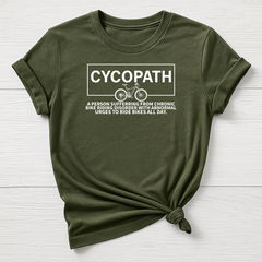 Cycling T-Shirt : Cycopath Design, Gildan Softstyle