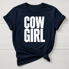 Music T-Shirt : Cow Girl Design, Gildan Softstyle