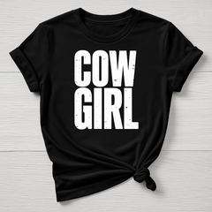 Music T-Shirt : Cow Girl Design, Gildan Softstyle