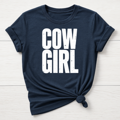 Music T-Shirt : Cow Girl Design, Gildan Softstyle