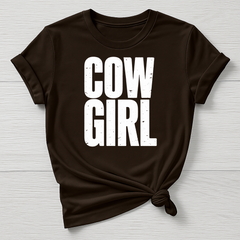 Music T-Shirt : Cow Girl Design, Gildan Softstyle