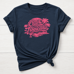 Club Tropicana T-Shirt: 80s Retro Music Graphic Tee