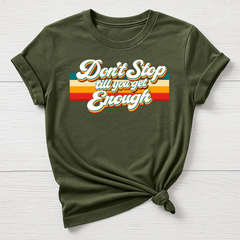 Music T-Shirt : Don't Stop Till You Get Enough Design - Gildan Softstyle