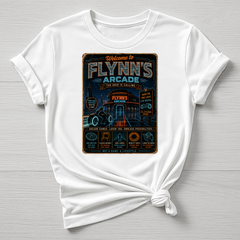Welcome to Flynns Arcade T-Shirt - Parody Movie Design - Gildan Softstyle