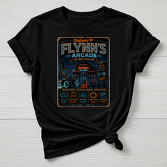 Welcome to Flynns Arcade T-Shirt - Parody Movie Design - Gildan Softstyle