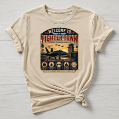 Welcome to Fighter Town T-Shirt - Parody Design - Gildan Softstyle