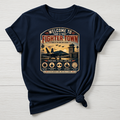 Welcome to Fighter Town T-Shirt - Parody Design - Gildan Softstyle