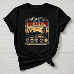 Welcome to Fighter Town T-Shirt - Parody Design - Gildan Softstyle