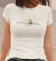 Mothers Day T-Shirt - Mama Bear Personalised Design - Fast UK Tracked Post!
