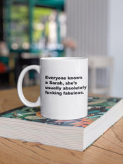 Personalised Mug – Everybody Knows Design - Fast Tracked Post