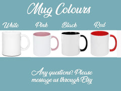 Personalised 50th Birthday Mug: Men's 50 & Fab Design - Fast Tracked UK Shipping