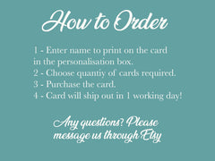 Customisable 40th Birthday Card for Men – Bat Shit Crazy Design with Custom Name