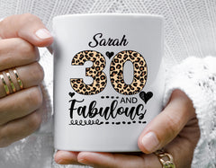 Personalised 30th Birthday Mug, Gift for Her