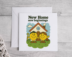 New Home Card – New Beginnings Greeting, Eco-Friendly Cardstock