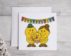 New Baby Card – Congratulations Greeting Card, Fast UK Post