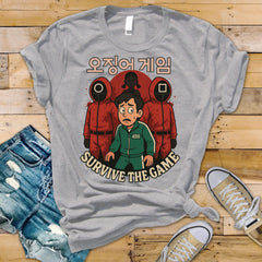 Survive the Game Parody Tee - Funny Graphic Bella Canvas T-Shirt