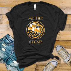 Mother of Cats T-Shirt: Funny TV Show Parody - Free Tracked Shipping