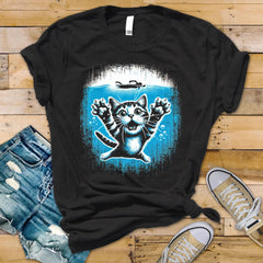 Movie Parody Graphic Tee: Paws Claws Design - Softstyle Tee - Fast UK Tracked Postage